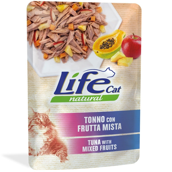 Life Cat Tonno con Frutta Busta 70gr Life Cat Tonno con Frutta Busta 70gr